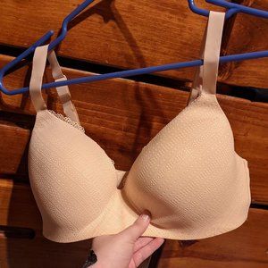 36DDD Uniqlo Wireless Peach Nude Bra